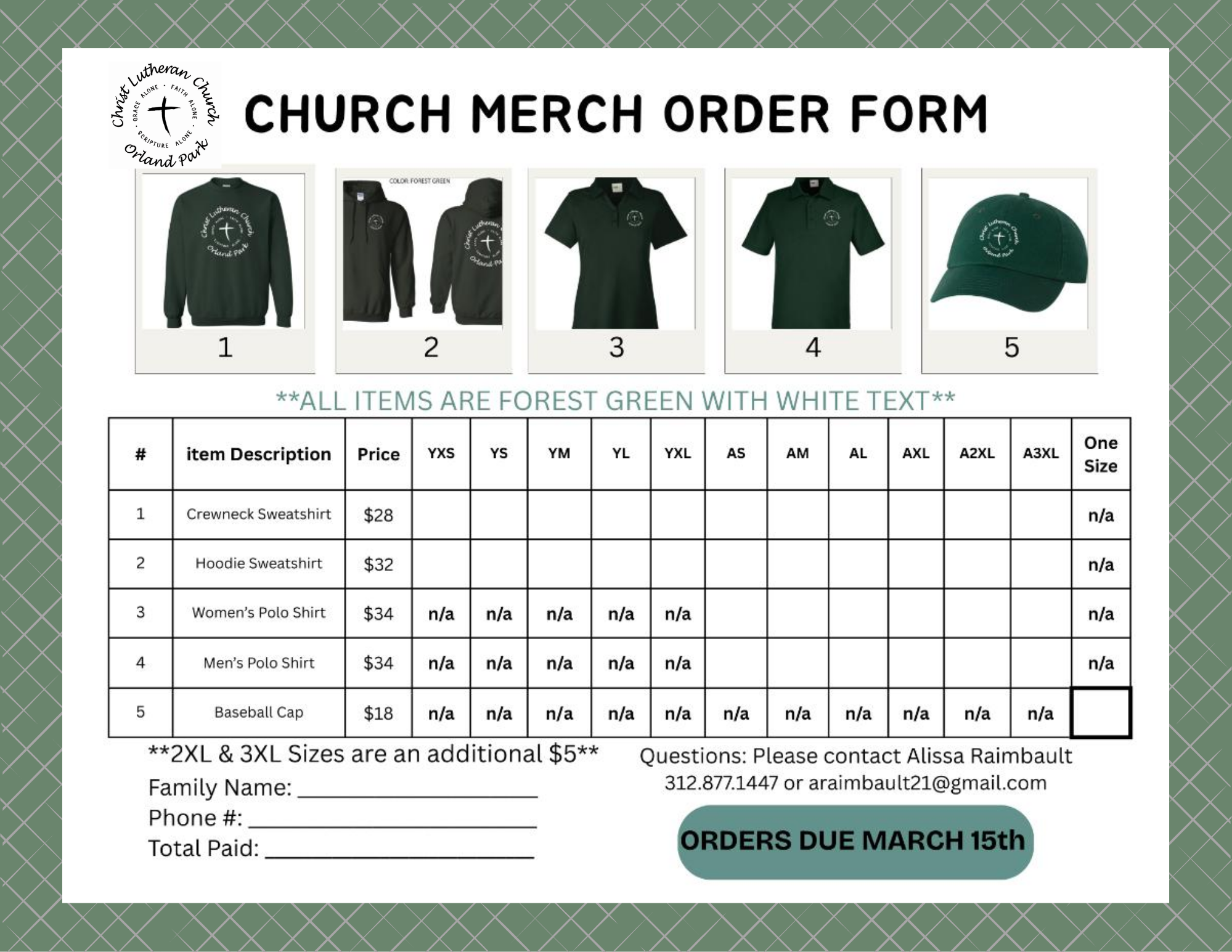 Church Merch!
