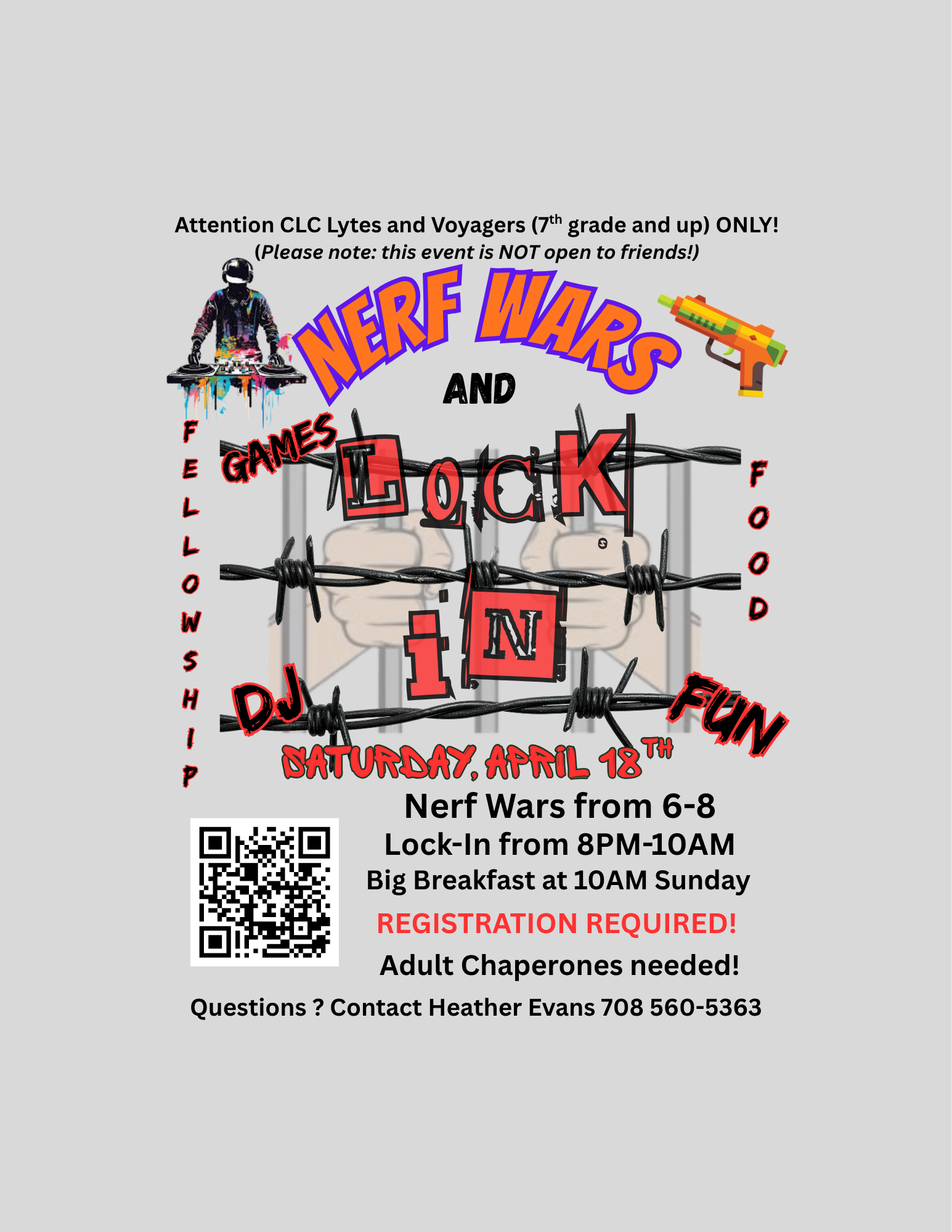 Nerf Wars & Lock In