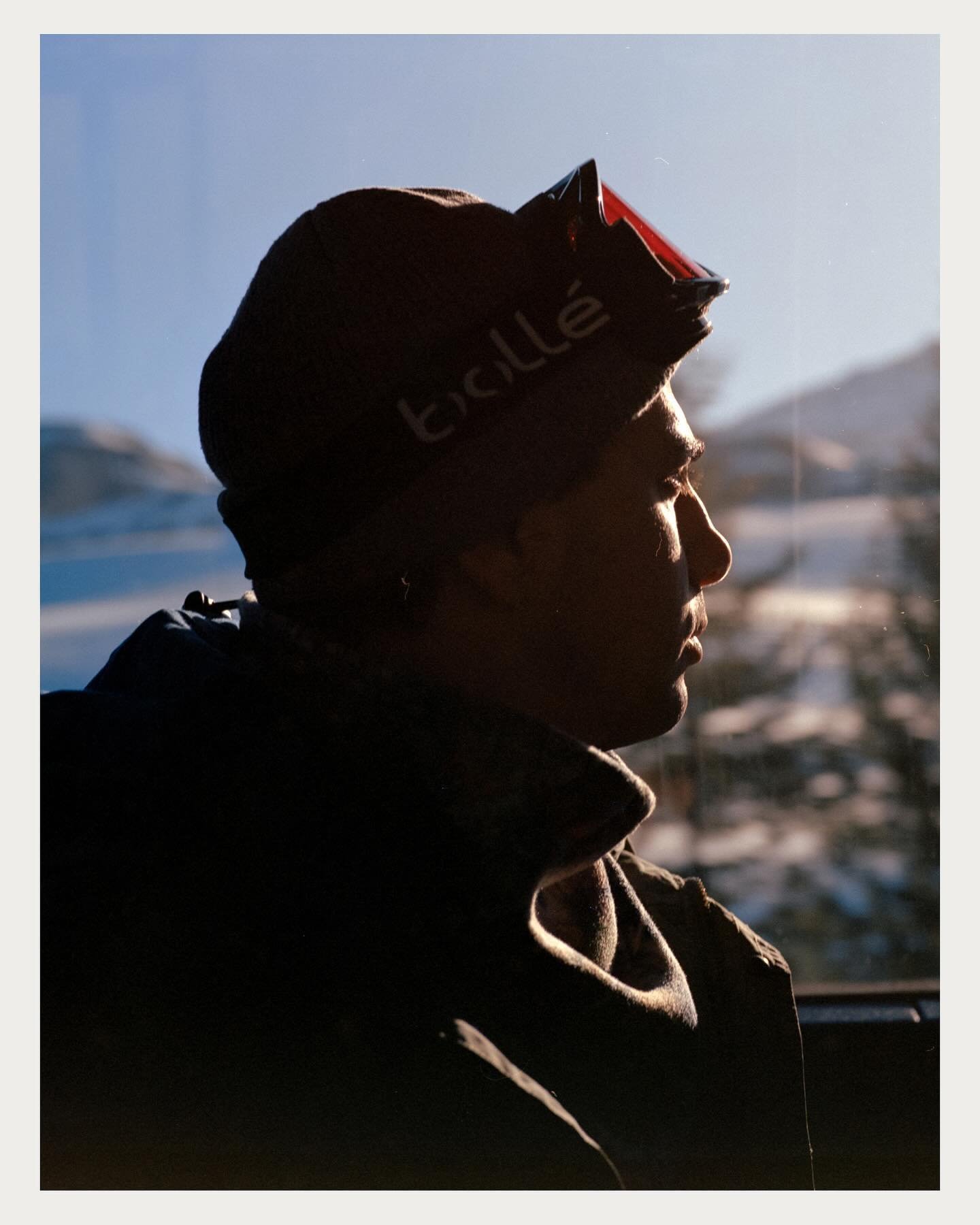 Early morning light + Dan on the way to Leadville, Colorado