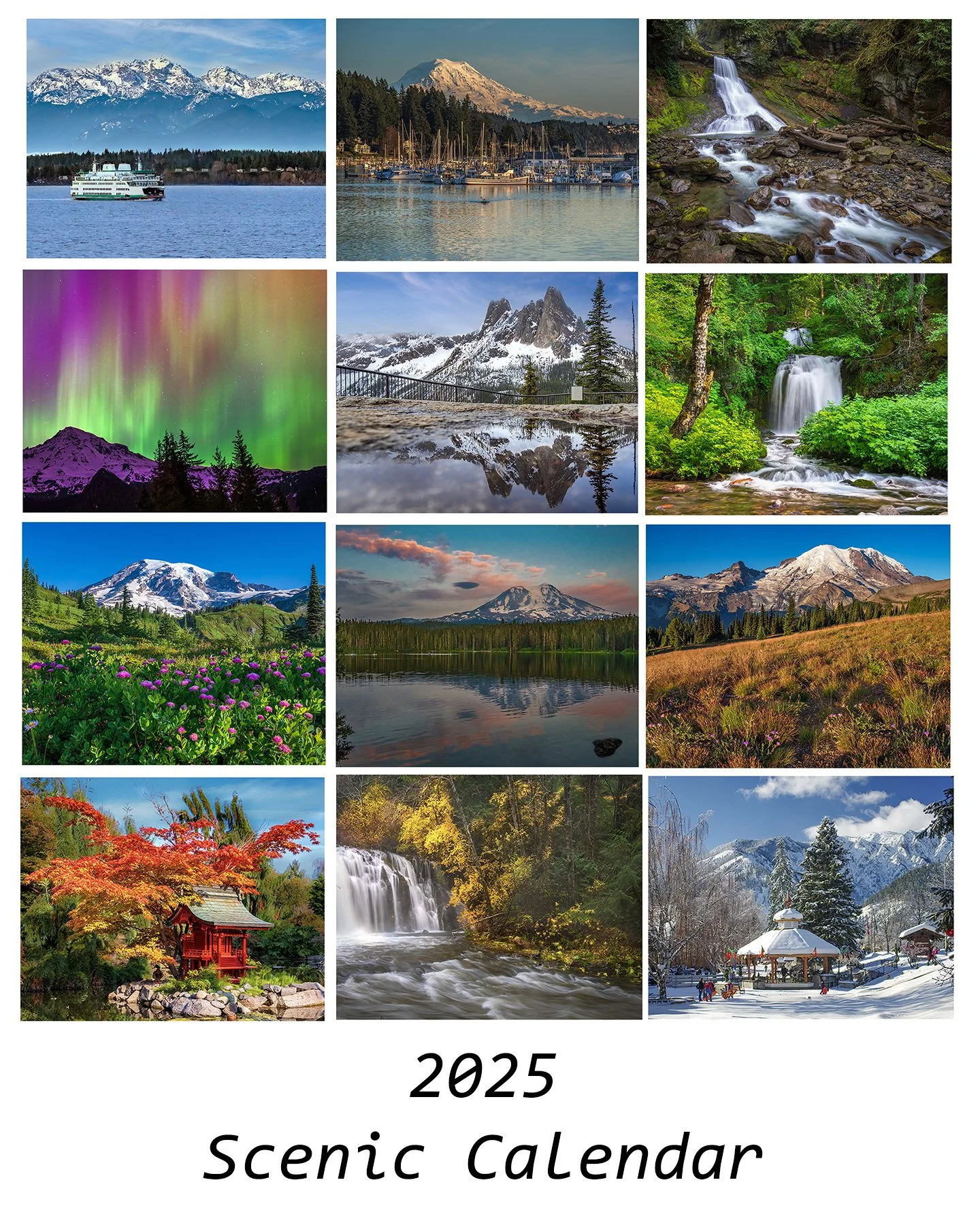 The 2025 Scenic Calendar is here!