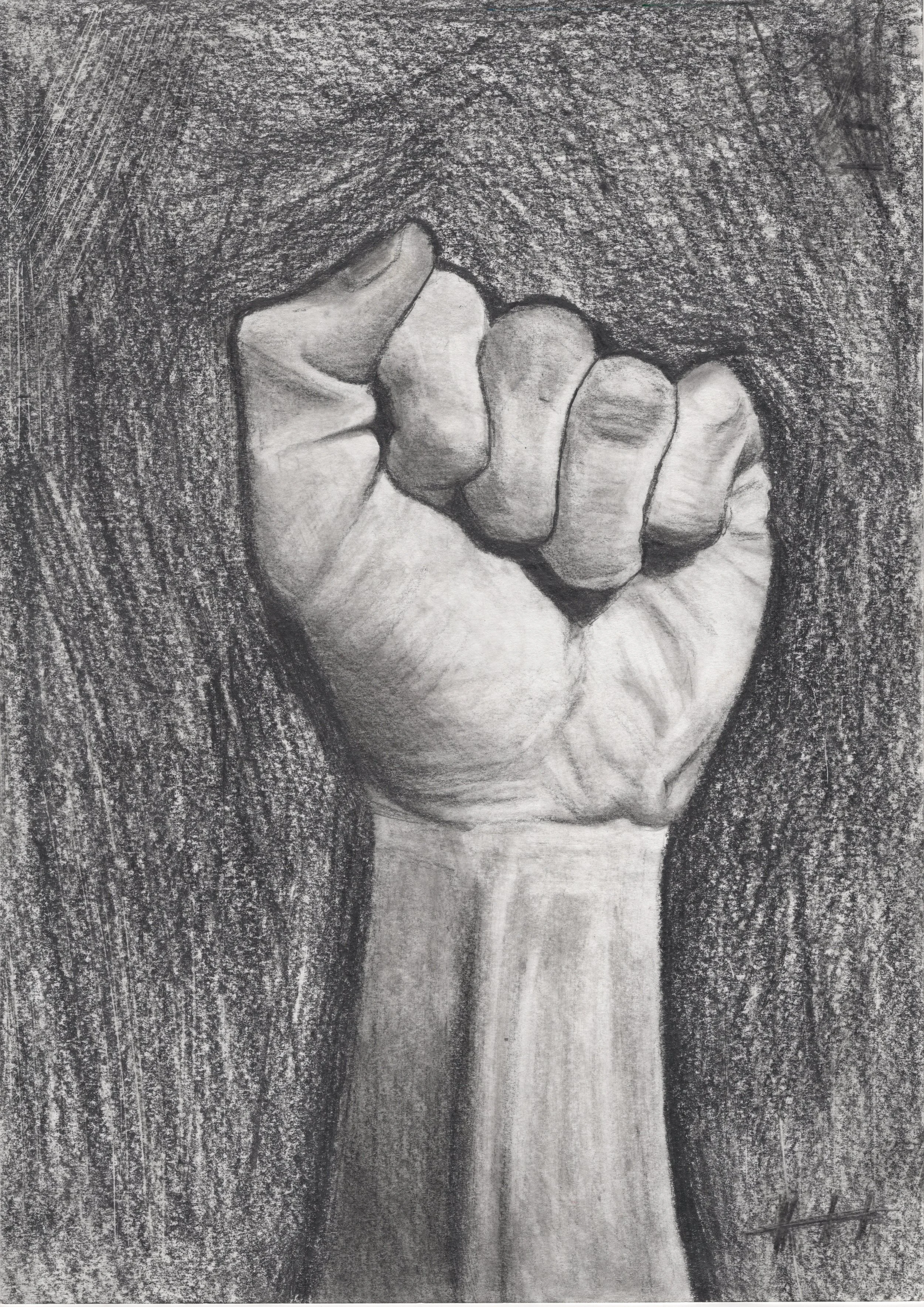 fist, graphite, a4, paper.jpg