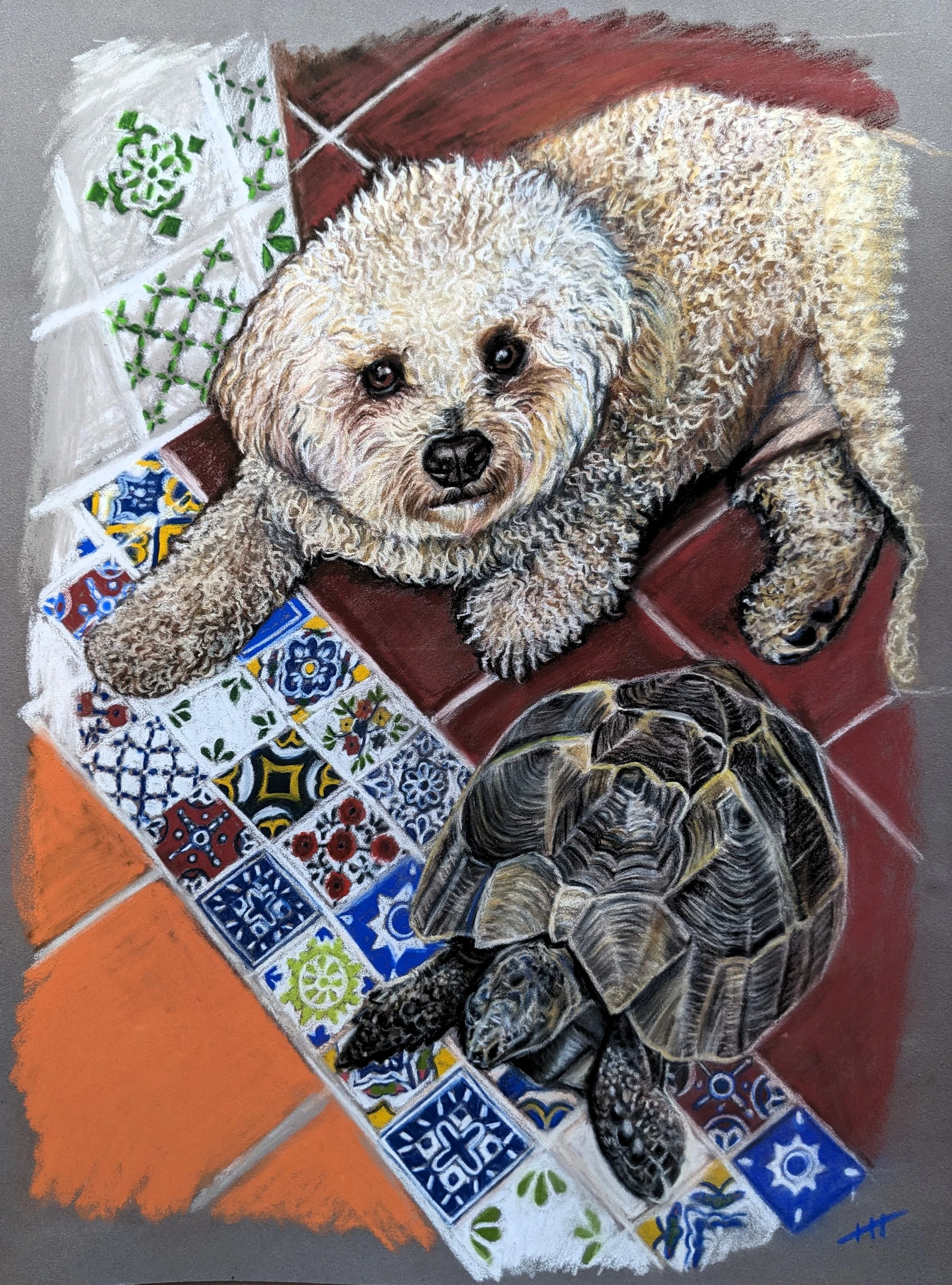 Hoshi and Boudia, Soft Pastels, 2022
