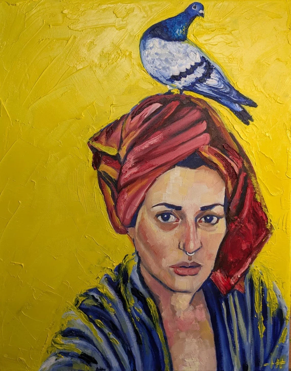 Percephone and Me, Oil Paint, 2024