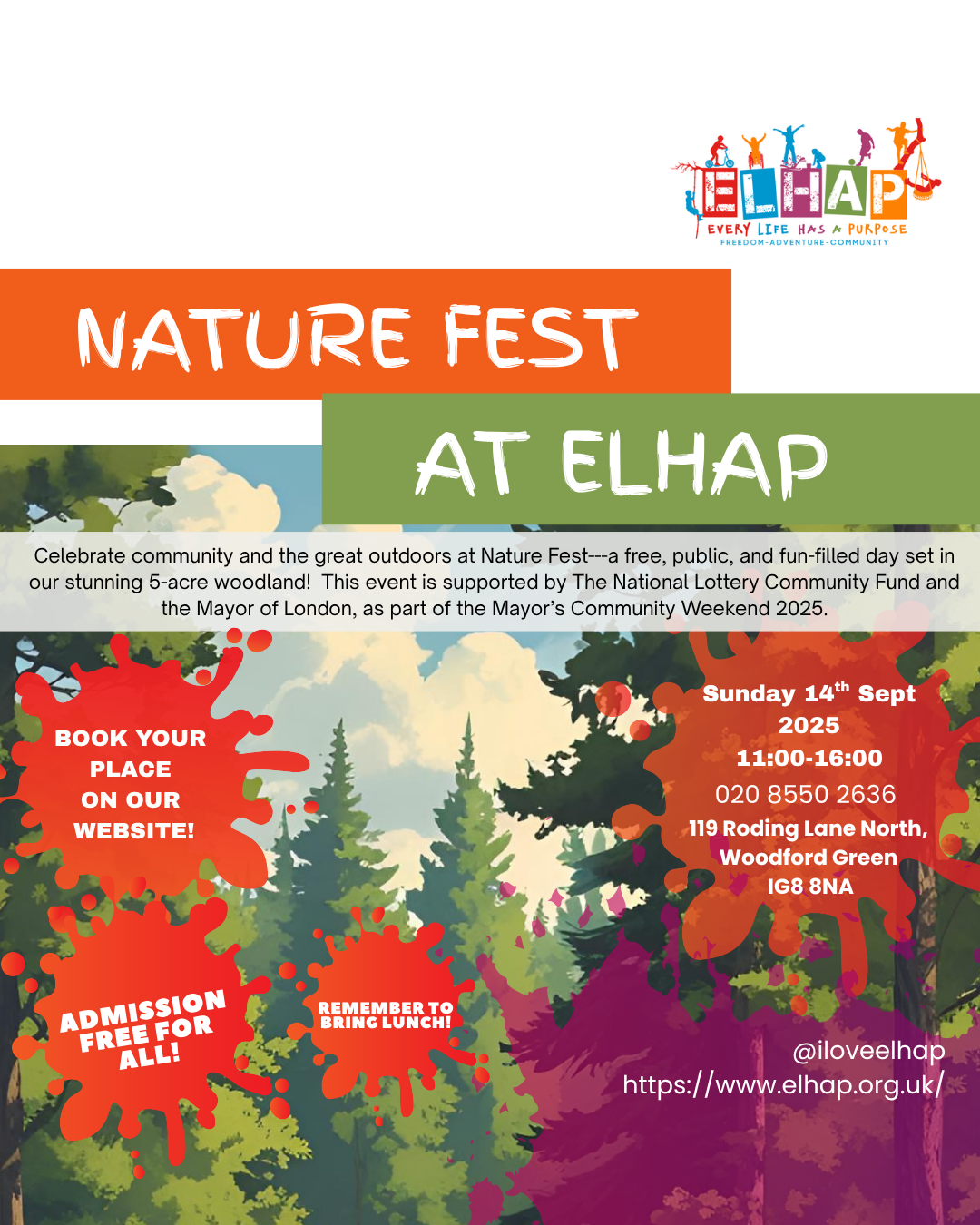 EVENTS — ELHAP (SEND Adventure Playground)
