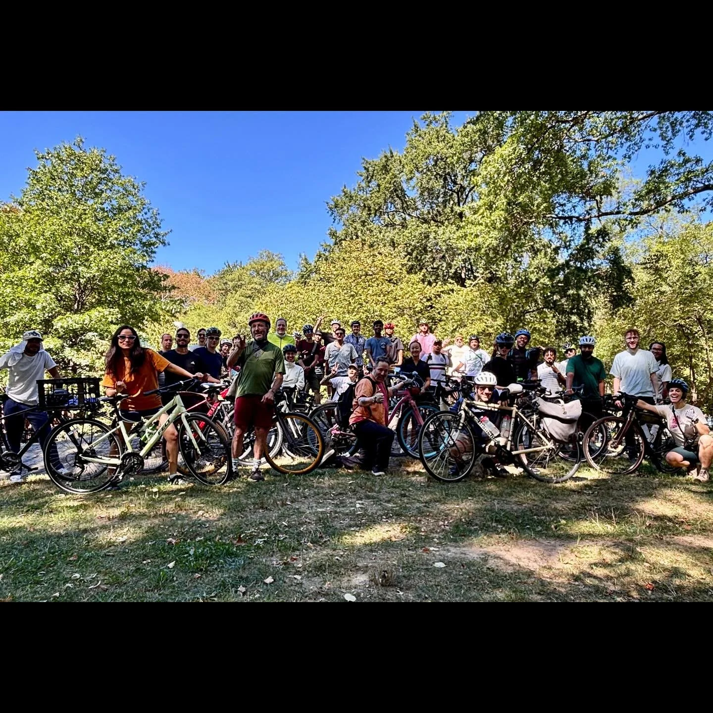 It was a beautiful Saturday for a ride to Central Park 🌳⛲️ and back!

Up next, join Ridgewood Rides for a Thursday evening jaunt to the Brooklyn waterfront and back. We&rsquo;ll pass through industrial Maspeth 🏭 and over the Kosciuszko Bridge 🌉 an