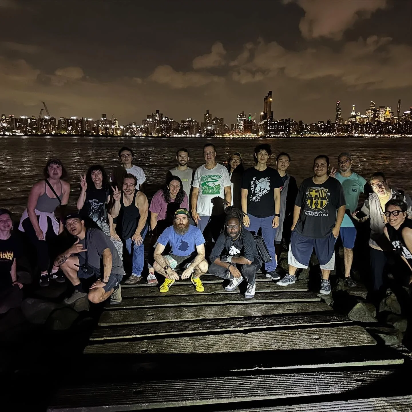 What a warm and humid Thursday night ride to skyline views at @marshapjohnsonstatepark! 🌃 

Up next, join Ridgewood Rides for an epic loop of Northeast Queens! We&rsquo;ll pass through the Maspeth Plateau, Woodside, Elmhurst, @34_ave🚶in Jackson Hei