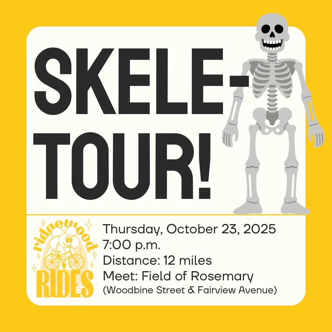 Skele-tour!💀 journey with Ridgewood Rides on an eerie October night through Ridgewood, Glendale, Middle Village, and Maspeth as we seek out Halloween vibes 🎃 and spooky 👻 decorated houses (including @ridgewood_halloween 🍭🍬🍫🎩🎀) before ending b