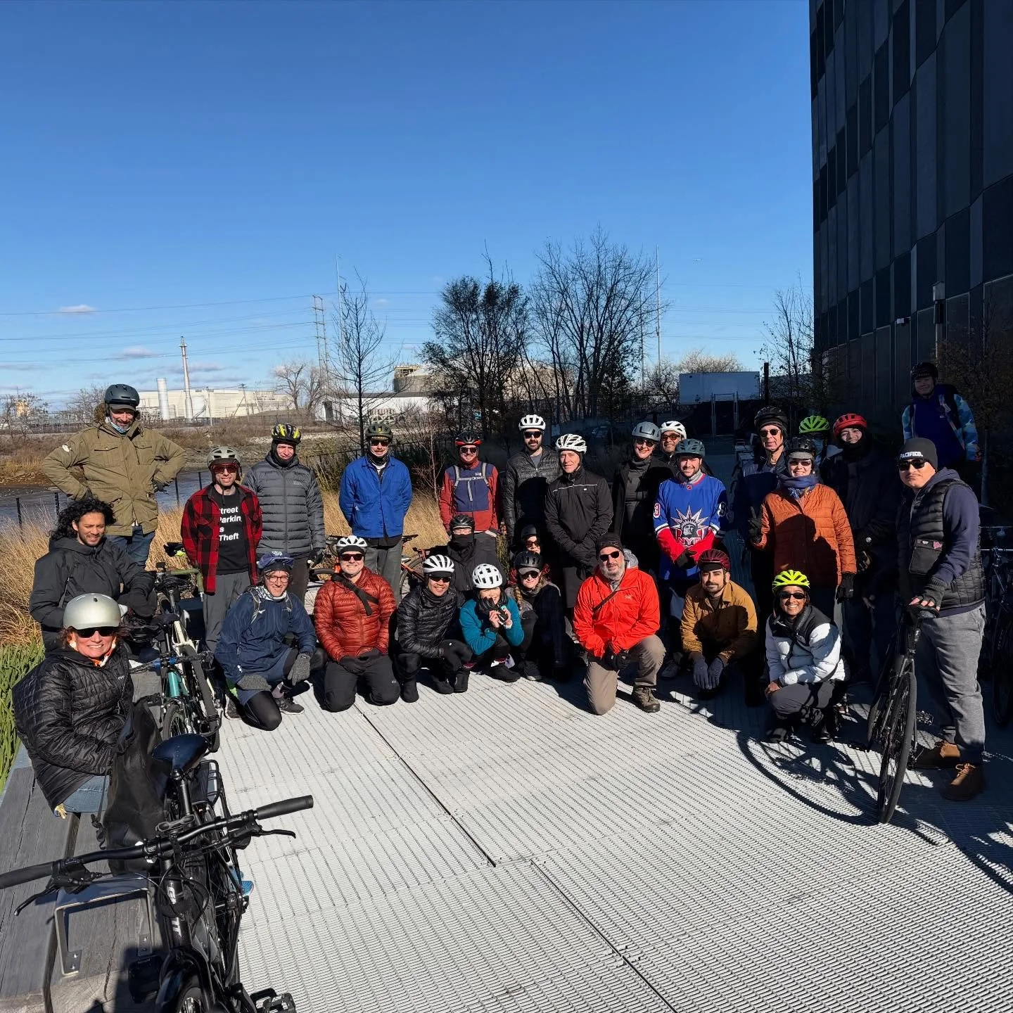 Thanks to all who joined us for an exploration of soundstages in Western Queens on Saturday!

Up next, it&rsquo;s time for our 4th Annual Ridgewood Rides Holiday Party on Friday, December 5th at 7 p.m. in the back room at @gottscheerhall (657 Fairvie