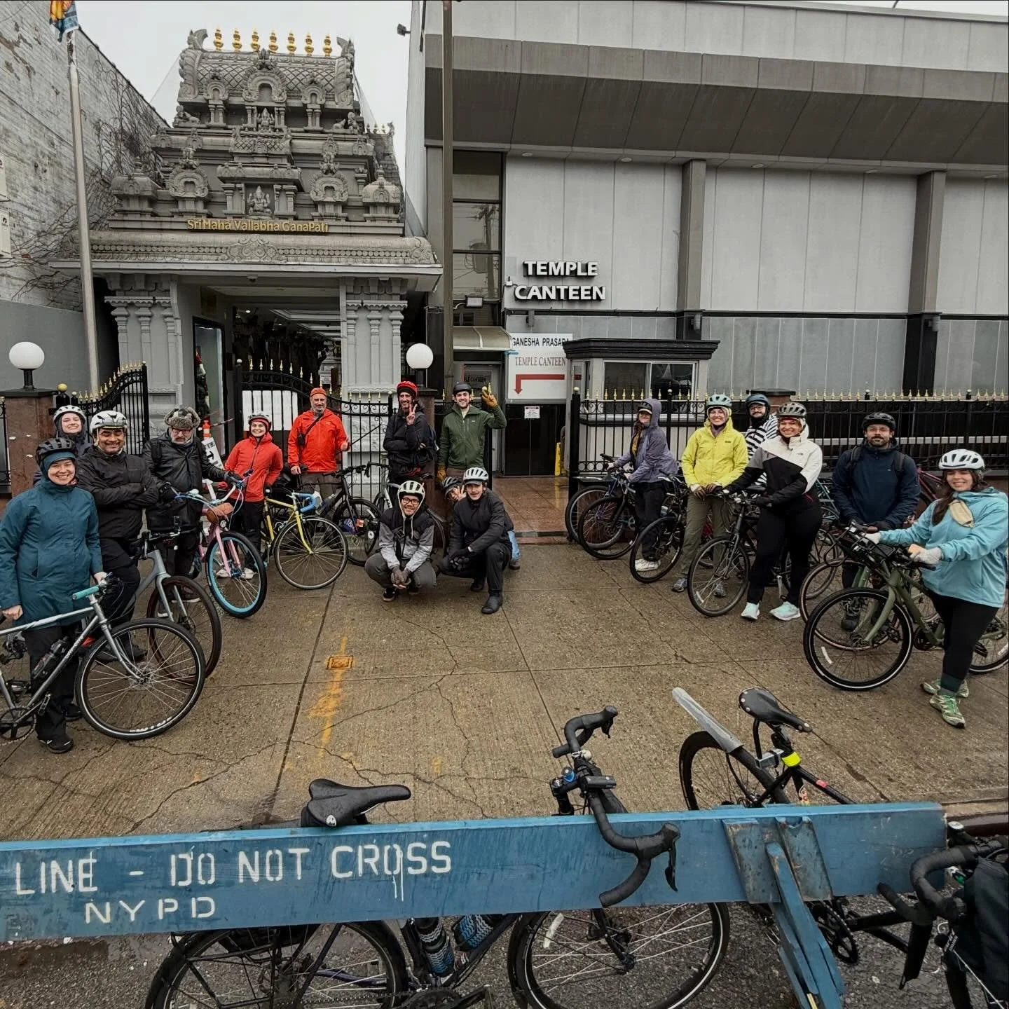 Looking back at our last damp but delicious ride to the @joseph.cornell house 🖼️🏡 and the @nyganeshtemple Canteen! 🥘 🍛🛕

Up next, join Ridgewood Rides for a trip to Manhattan by way of the Queensboro Bridge to Dinosaur (2024), the colossal pigeo