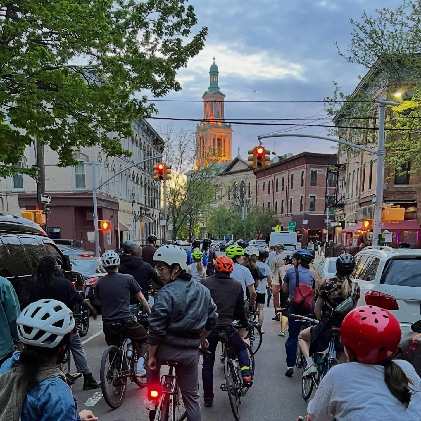 Last week&rsquo;s ride really took us to church! ⛪️ Thanks to all who came out! 

Up next, join Ridgewood Rides this Saturday for a visit to three @diaartfoundation sites in Manhattan 🗿🖼️. We will travel through Bushwick and Williamsburg and over t