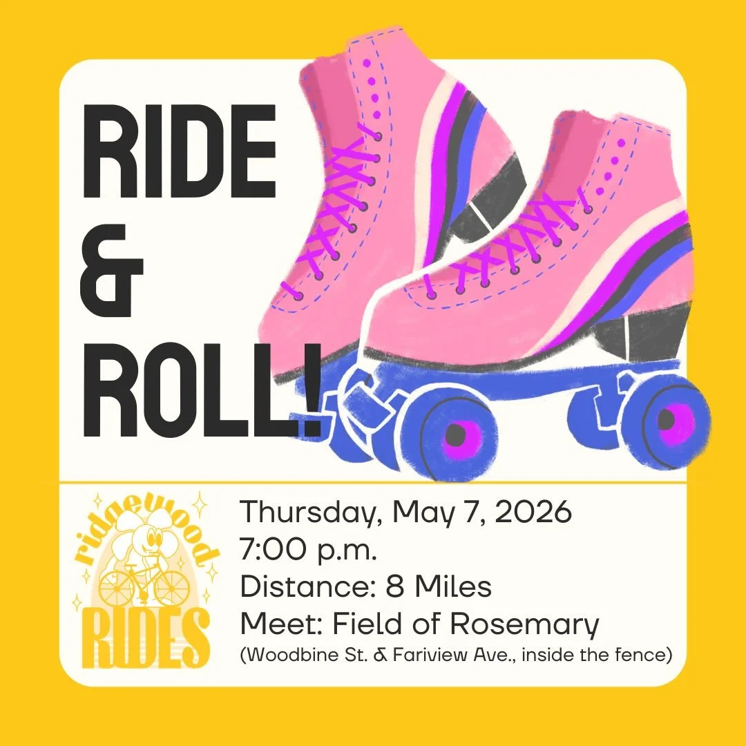 Ride &amp; Roll: roller skate ride! 🛼 On Thursday, Ridgewood Rides heads to the skating rink at @xanadu.nyc! 

Our route will take us over the Grand Street Bridge and visit the Plank Road Public Shoreline for a brief sunset stop on Newtown Creek 🌆.