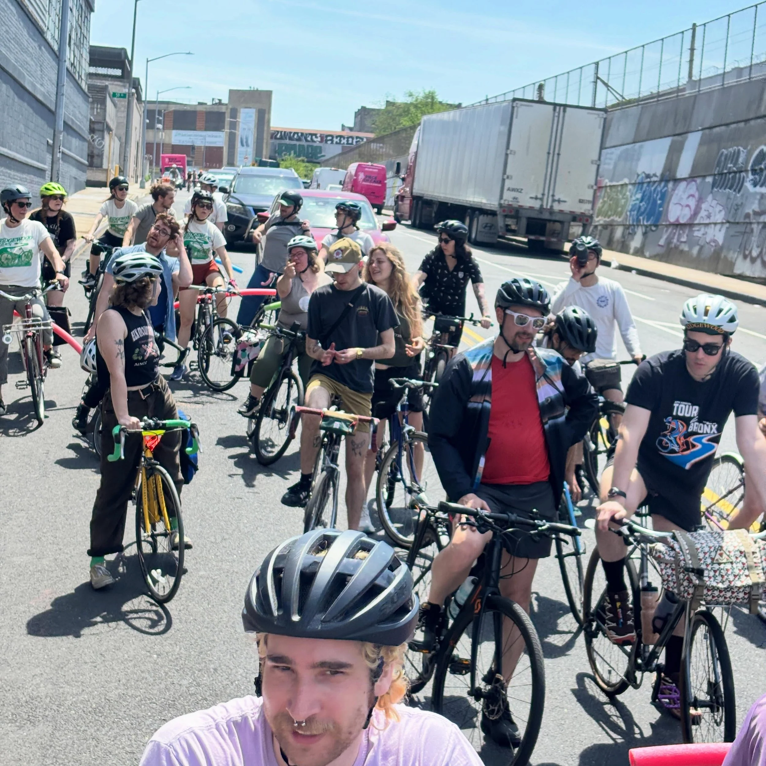 It&rsquo;s been just over a year since Ridgewood Rides launched our Complete the Connections campaign!

Today, we&rsquo;re thinking about the Rust Street / 56th Road corridor. This wide route through industrial Maspeth serves as the primary connectio