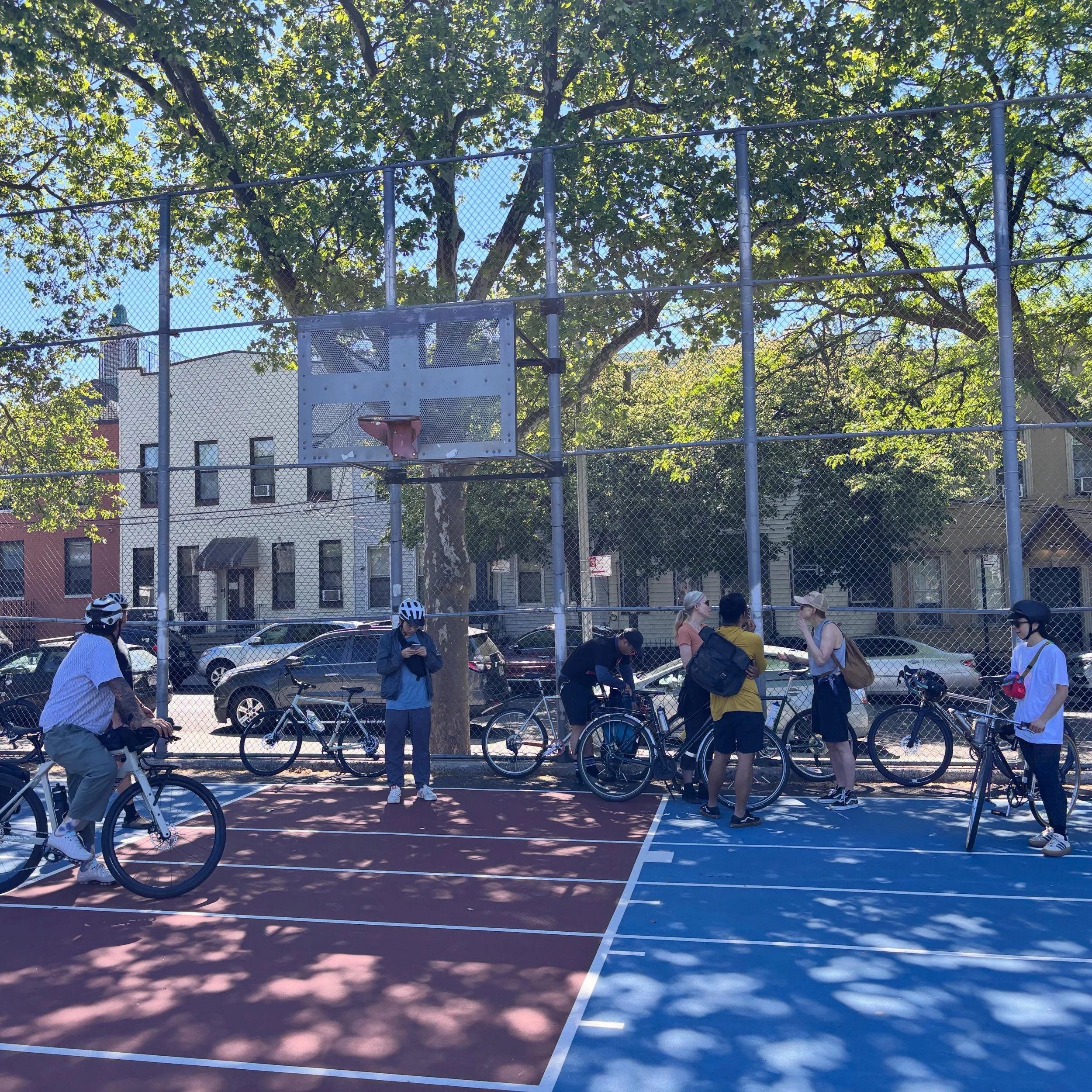 Thanks to all who joined us on a warm Saturday for a journey to @nybikejumble!

Up next, join Ridgewood Rides for a trip to purveyor of global flavors @dualsnatural in the East Village! We&rsquo;ll travel through Bushwick and Williamsburg, over the W