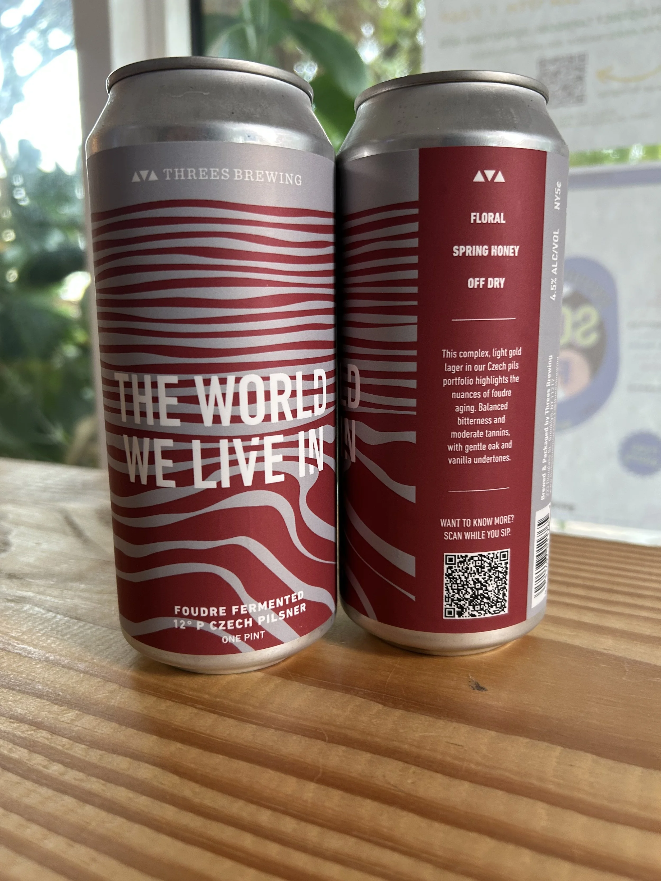 Threes Brewing - The World We Live In (16oz. can)