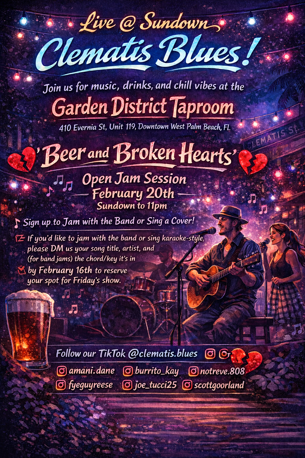 Clematis Blues Jam Session