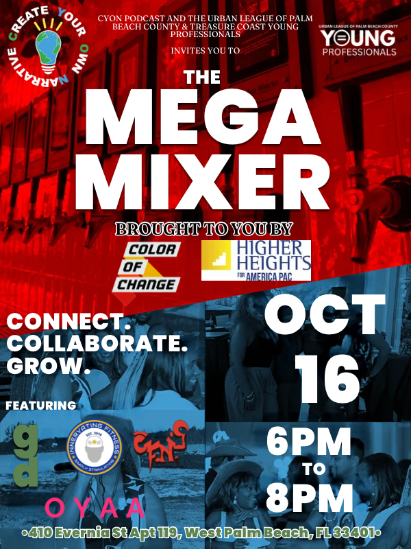 urban league young professionals mixer at garden district taproom in west palm beach, fl
