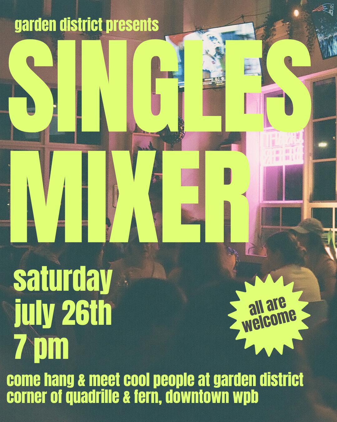 Singles Mixer