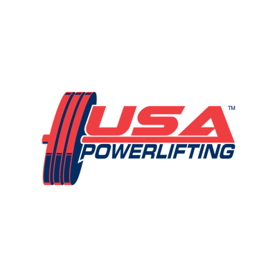 U.S.A. Gymnastics logo with red, white, and blue stripes and text