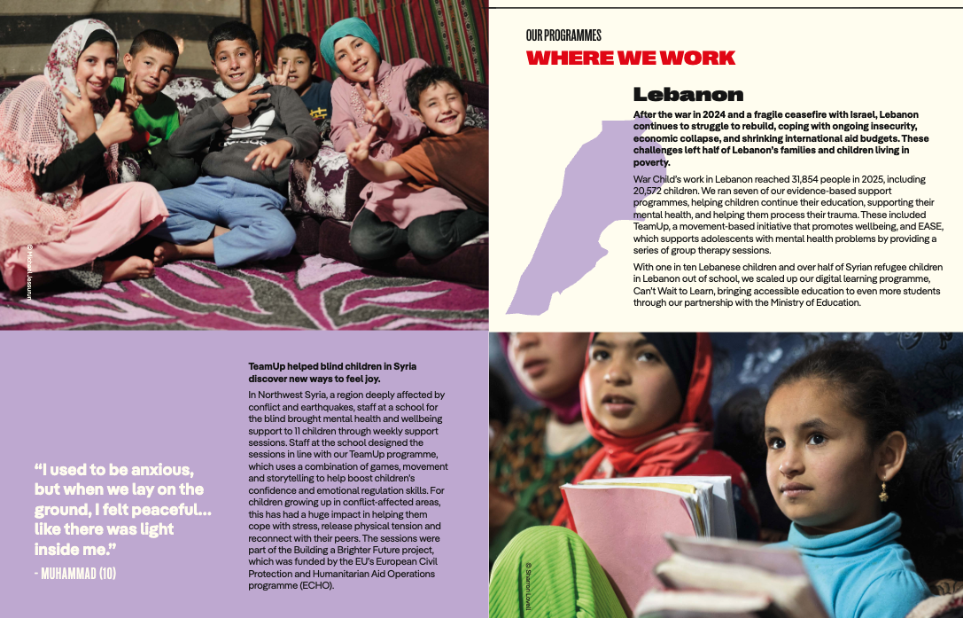 Where We Work - Lebanon / TeamUp