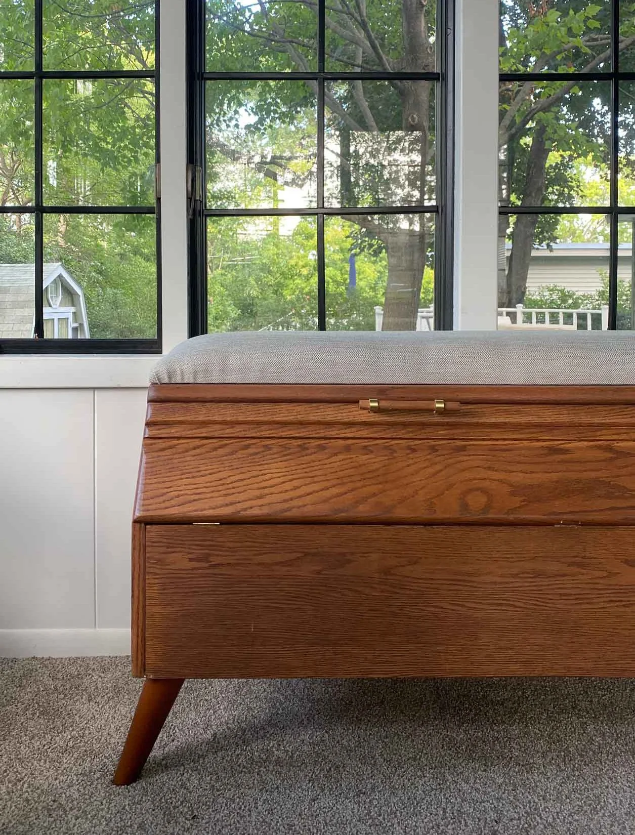 Modern Oak Toy Chest