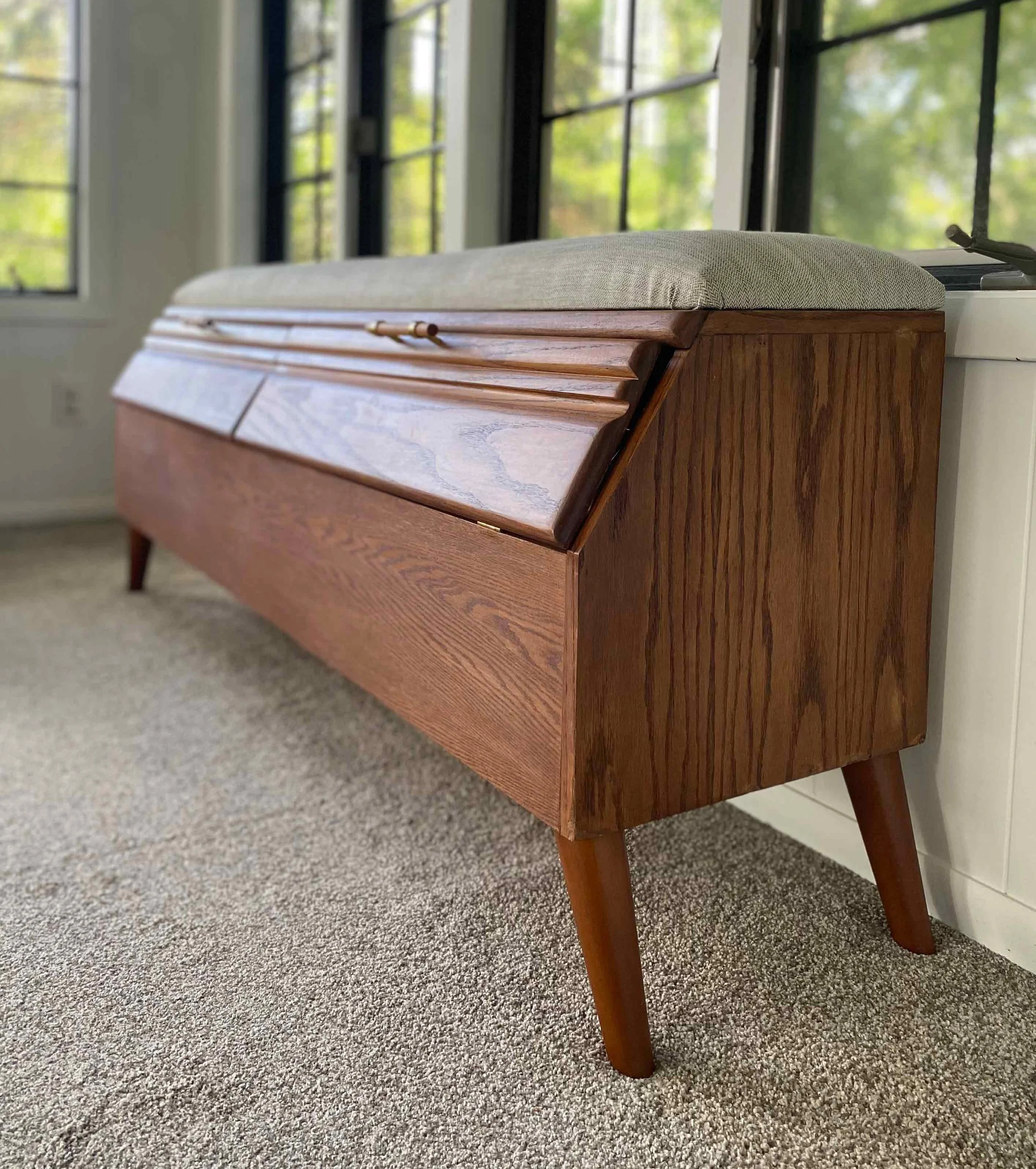 Modern Oak Toy Chest