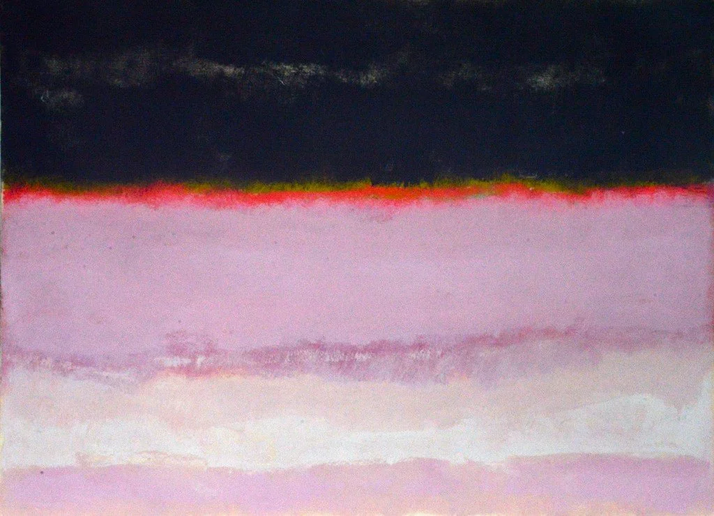 'Untitled', oil on paper, 22 x 30 in. (n.d.)