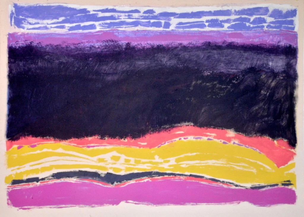 'Untitled', oil on paper, 22 x 30 in. (n.d.)