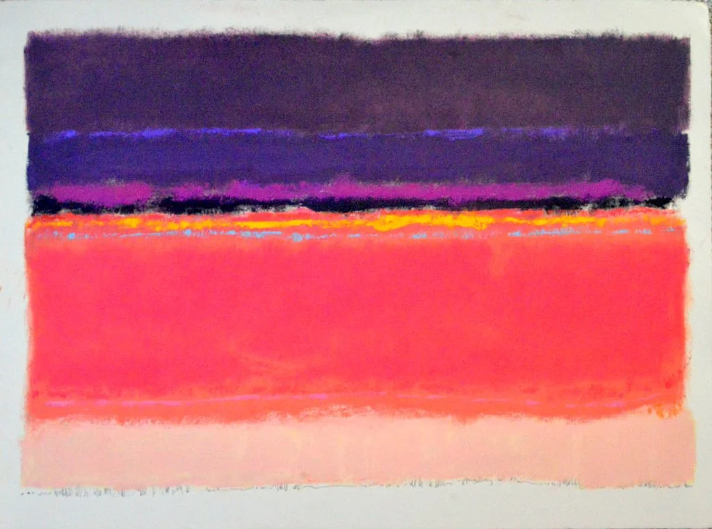 'Untitled', oil on paper, 22 x 30 in. (n.d.)