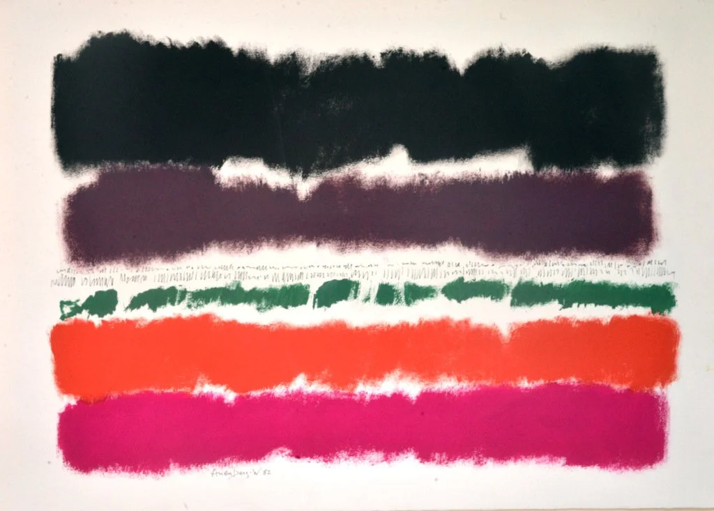 'Untitled', oil on paper, 22 x 30 in. (n.d.)