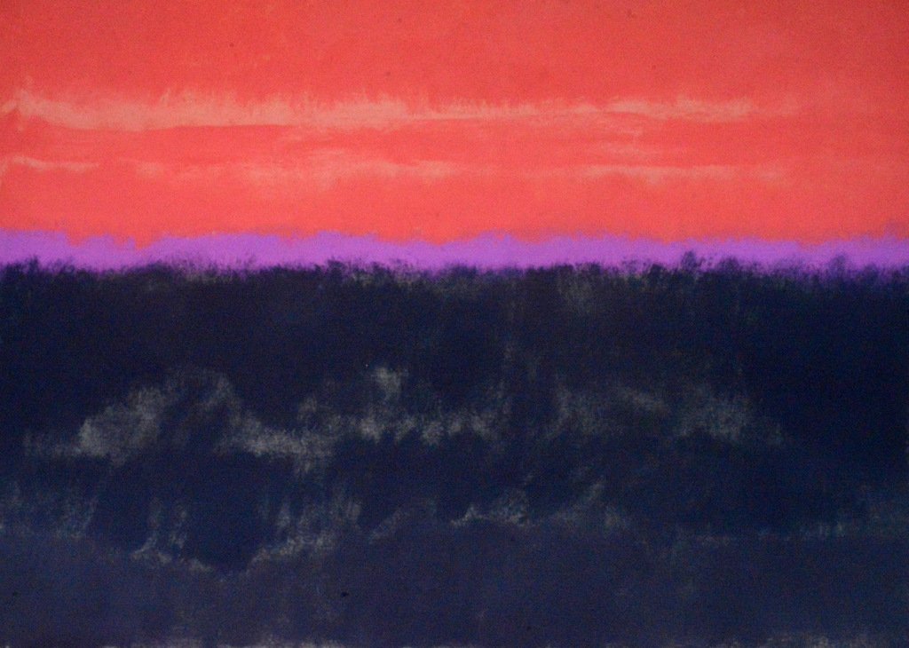 'Untitled', oil on paper, 22 x 30 in. (n.d.)