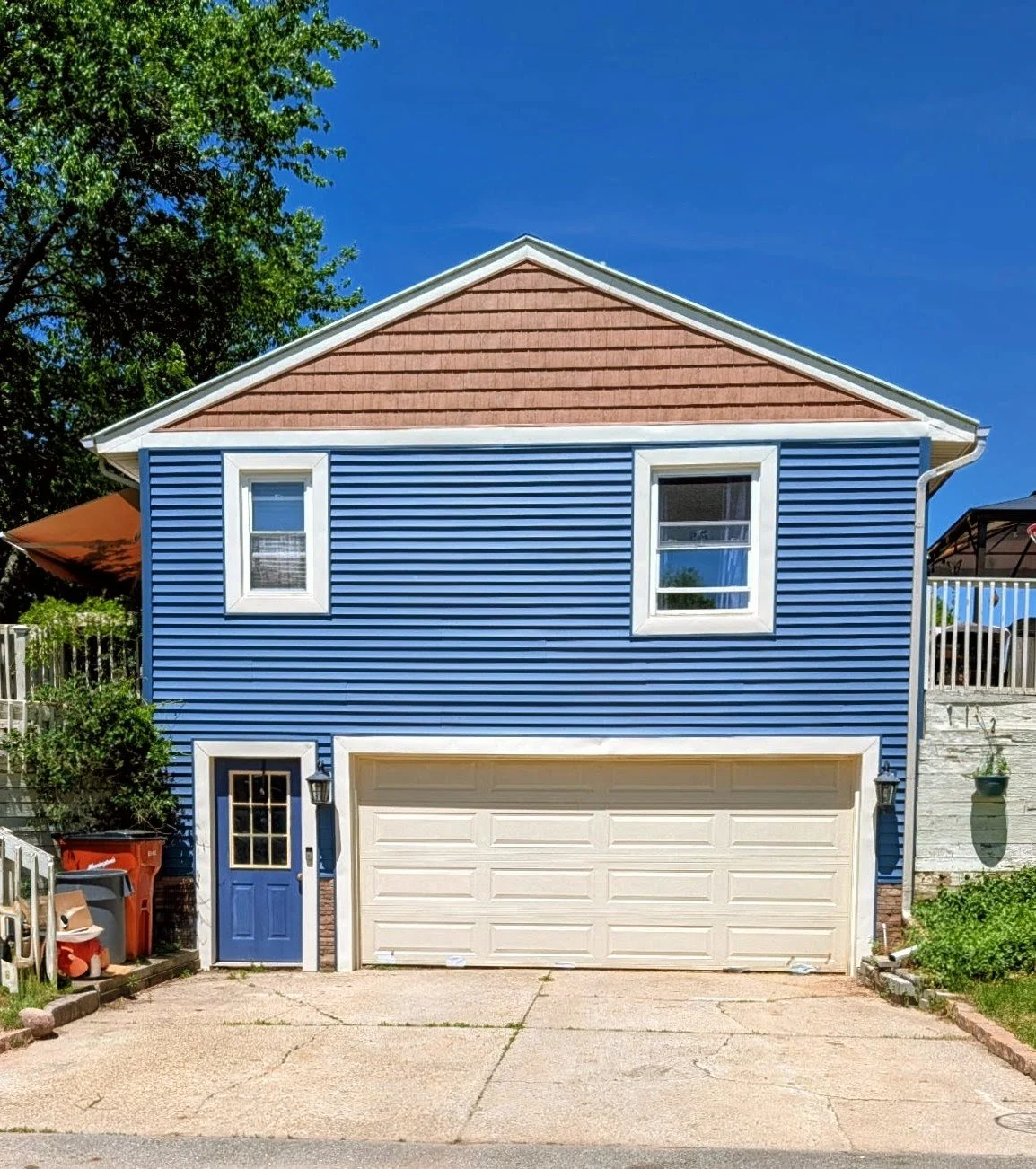 Siding and cedar shake