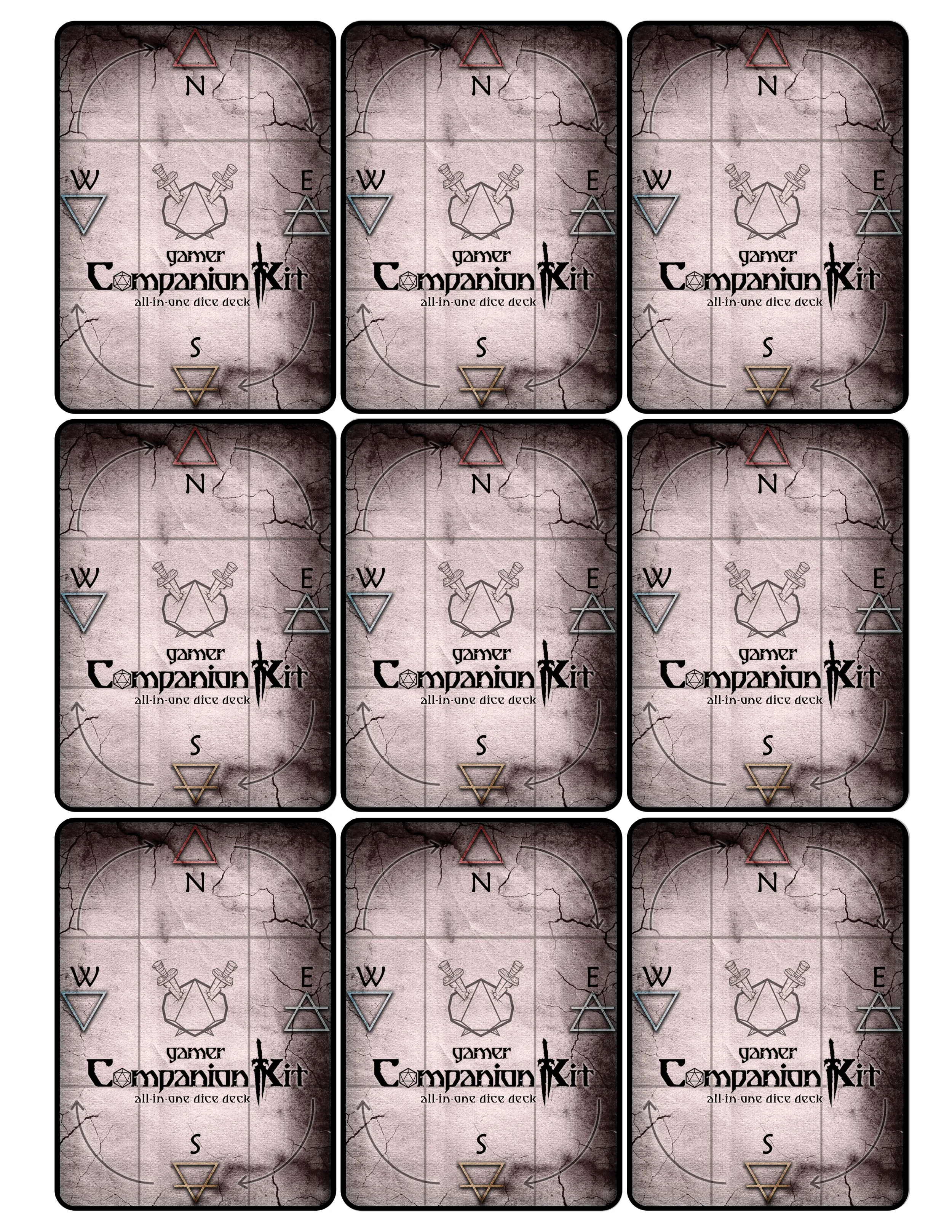 Backing of Cards, print this as many times as needed for the deck.