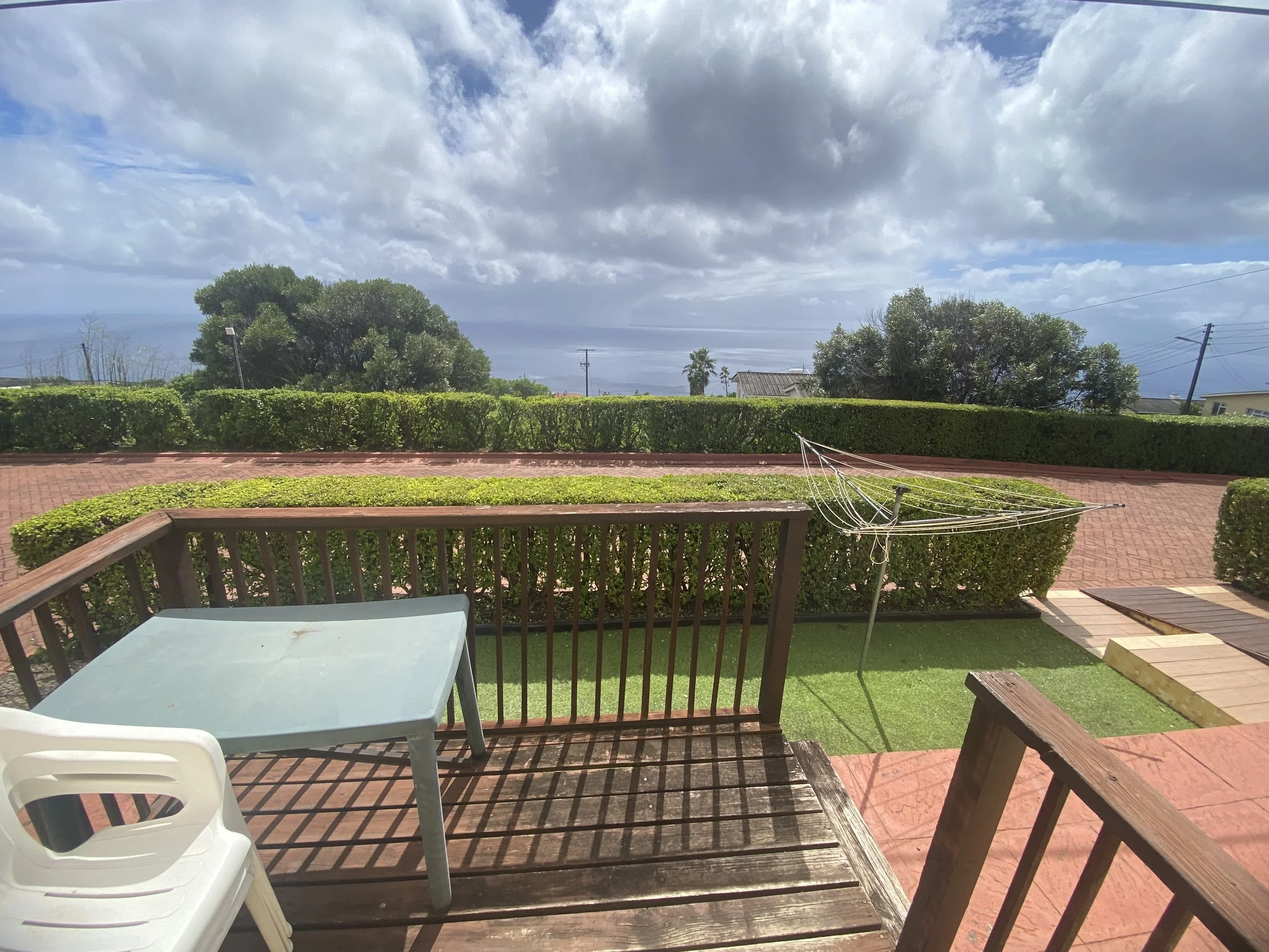 Outdoor View from bottom row