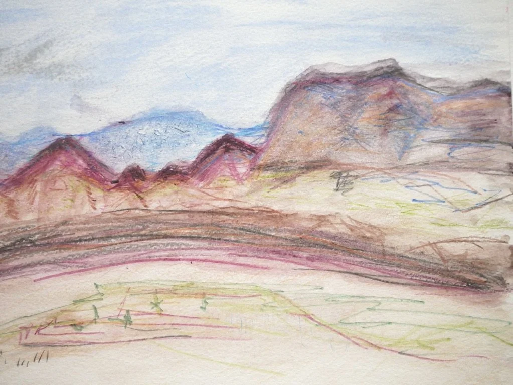 desert drawing (Guadalupe Mountains)