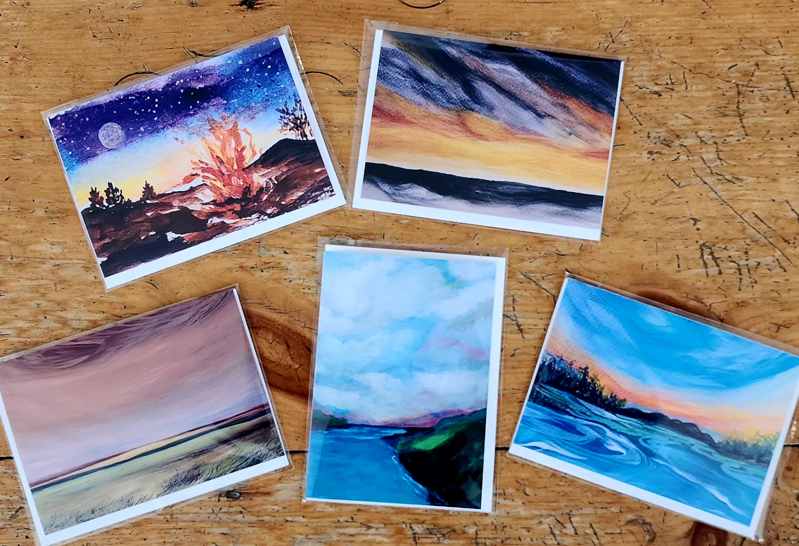 Mountains, Lakes and Sky 5