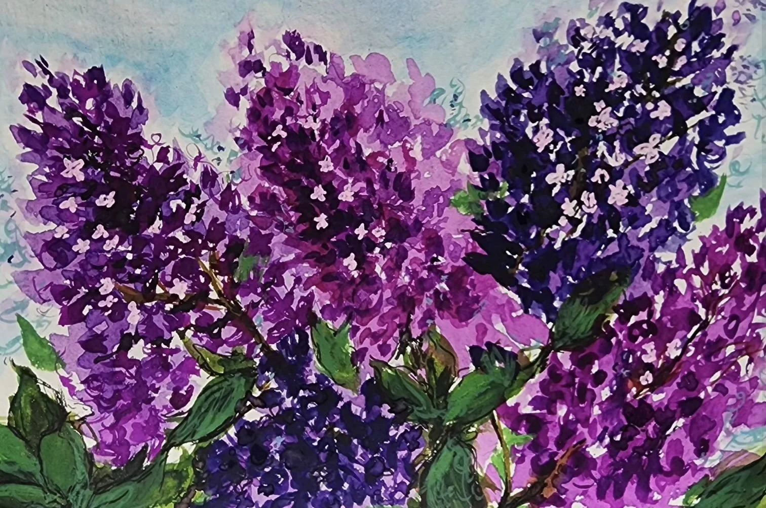 Picking Lilacs