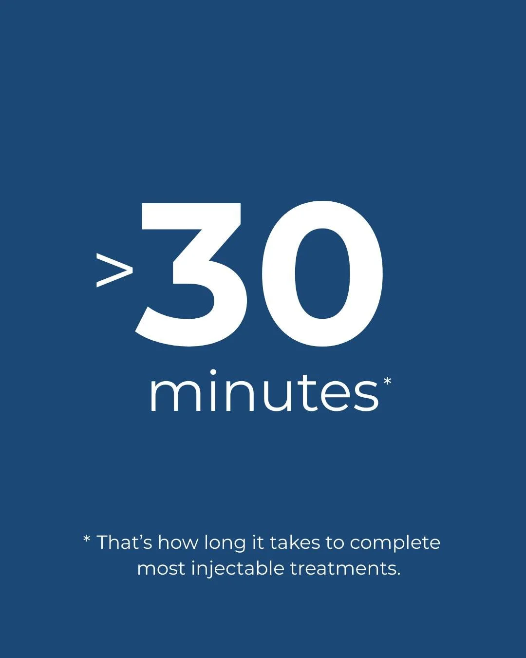 Only have time for a quick lunch? Many injectable treatments can be completed in 30 minutes or less, making them easy to fit into the busiest schedule.

[indianapolis botox, indianapolis tox, indianapolis injections, indianapolis injectables, indiana