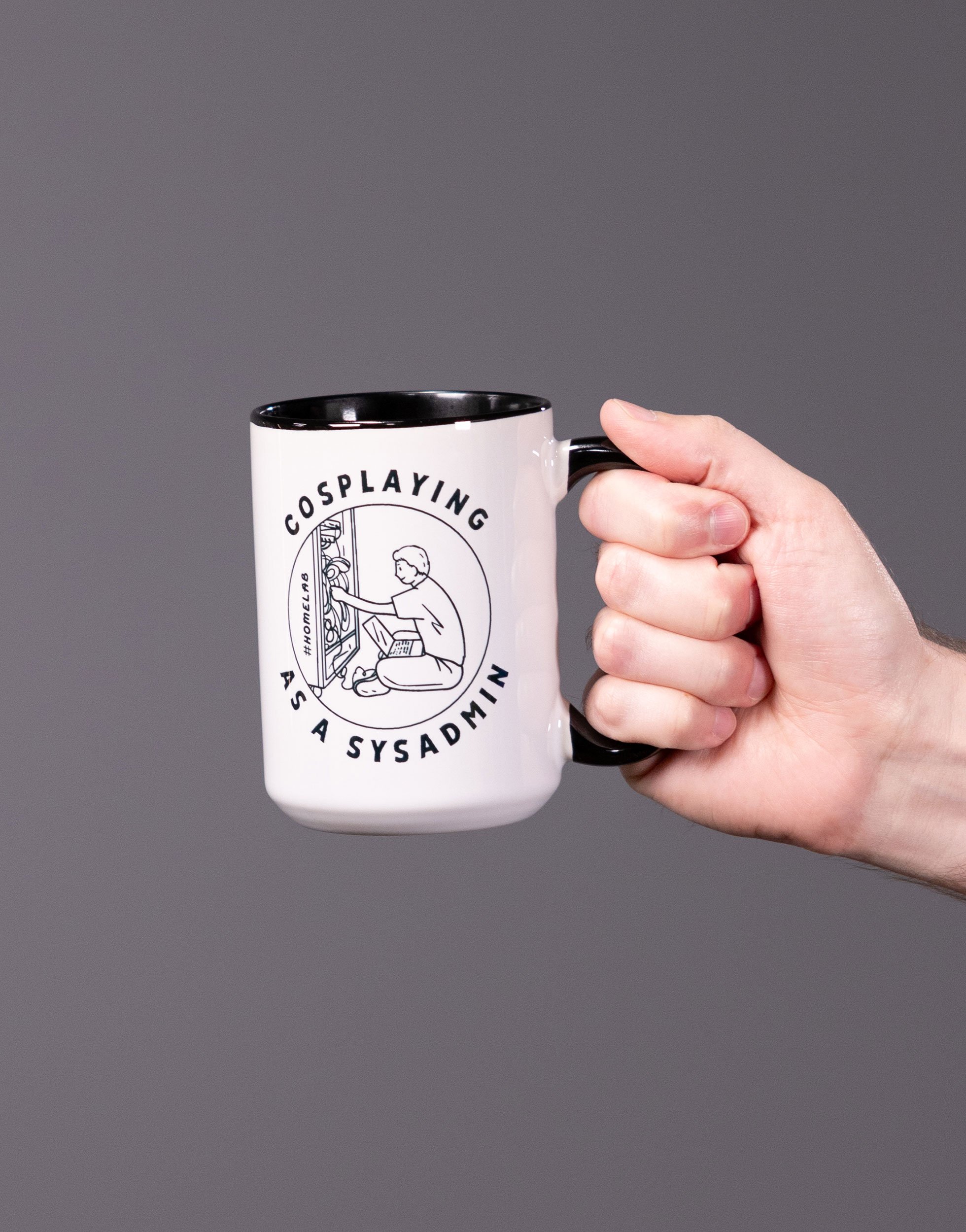 Cosplaying as a Sysadmin Mug