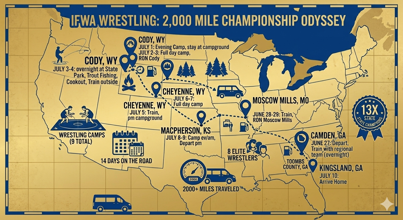 IFWA HS Wrestling Summer Trip
