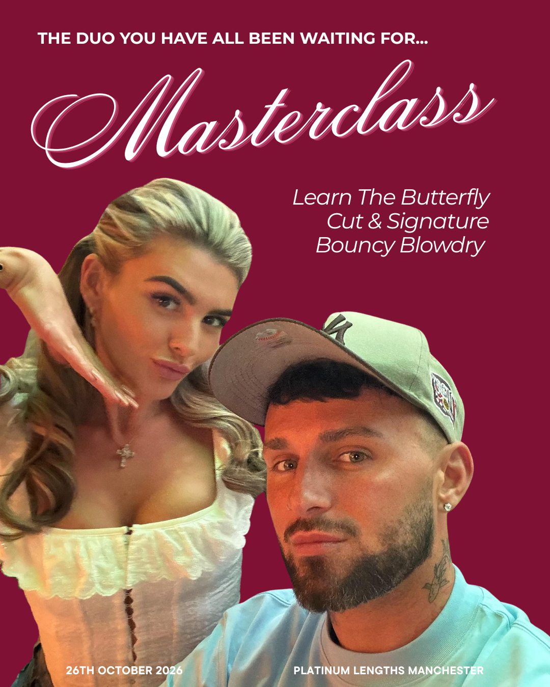 MANCHESTER LIVE MASTERCLASS MONDAY 26TH OCTOBER 2026