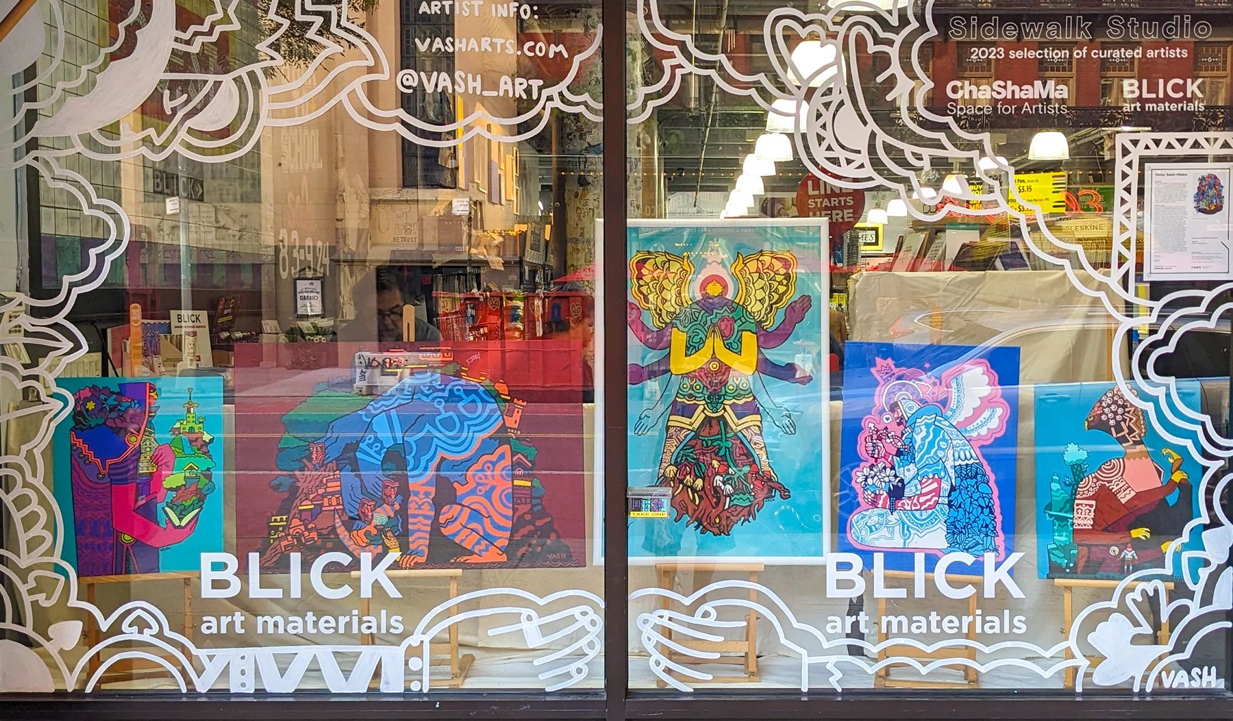 Blick Window Display