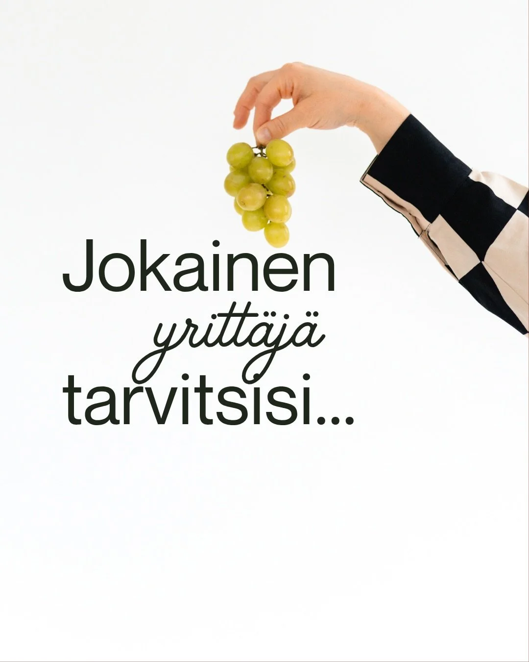Voidaanko puhuu siit&auml;, miten t&auml;rkeet&auml; n&auml;in yksinyritt&auml;j&auml;n&auml; on, ett&auml; l&auml;hipiiriss&auml; on ihmisi&auml;, jotka kannustavat ja el&auml;v&auml;t hengess&auml; mukana? ❤️&zwj;🔥

Uskon, etten oo ainut yksinyrit