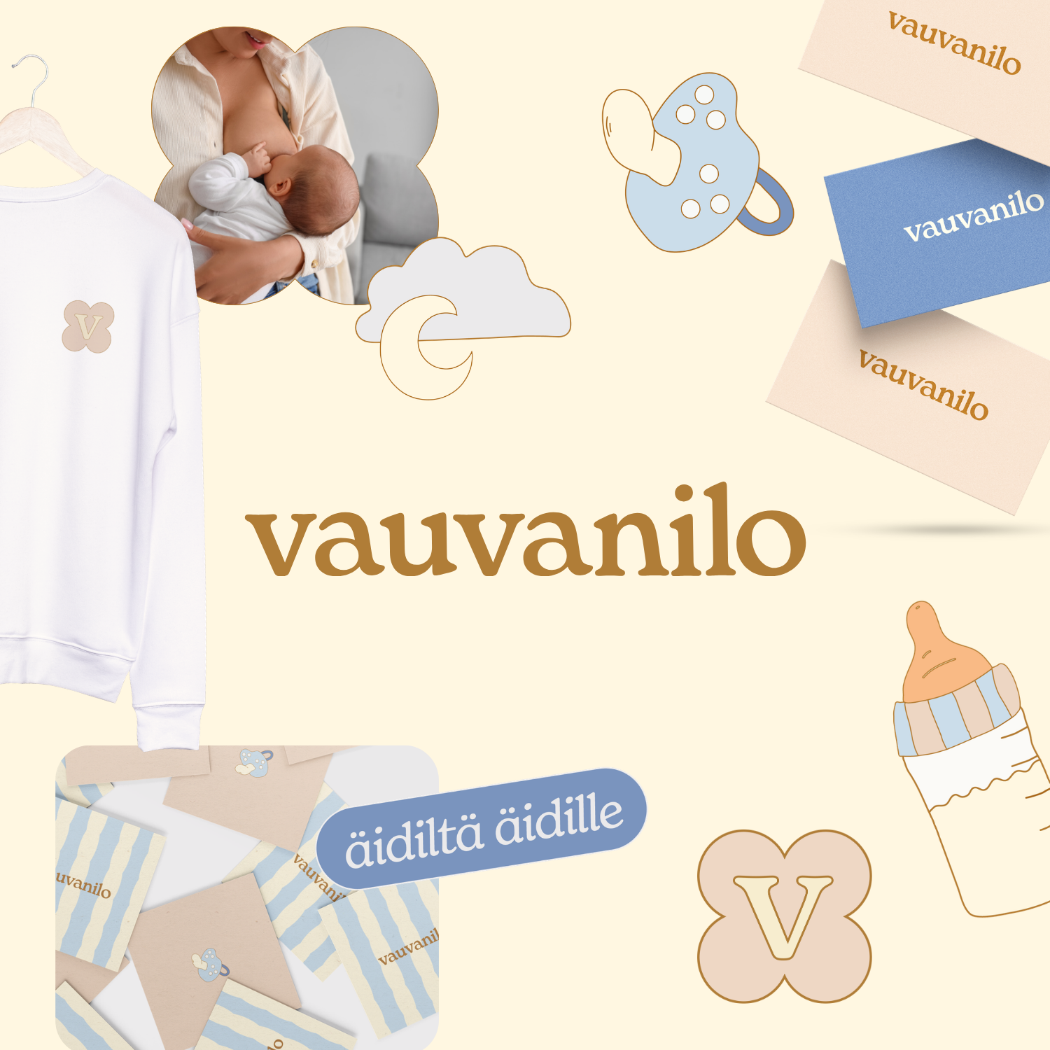 Logo-vauvahierojalle