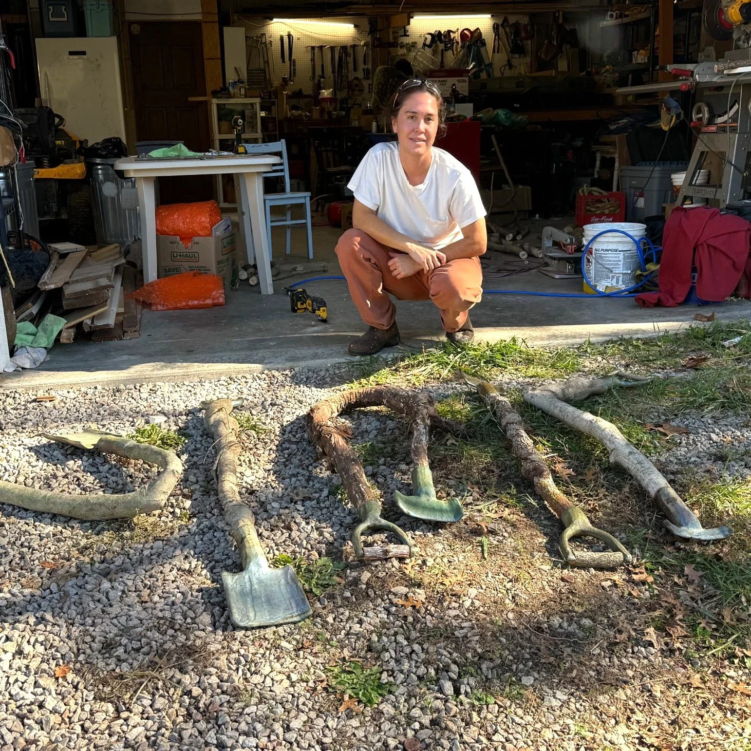 Katie Chin (she/her) is a New York-based interdisciplinary artist focused on sculpture. In 2026, her installation “Short Pay, Short Shovels” was featured in the Bronx Museum AIM Biennial and received critical acclaim from Hyperallergic and Forbes; Ob