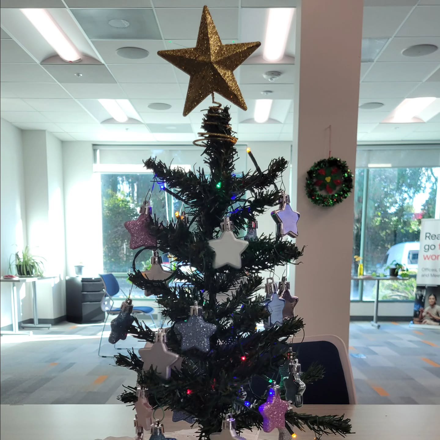 My little tree at work. 🥰