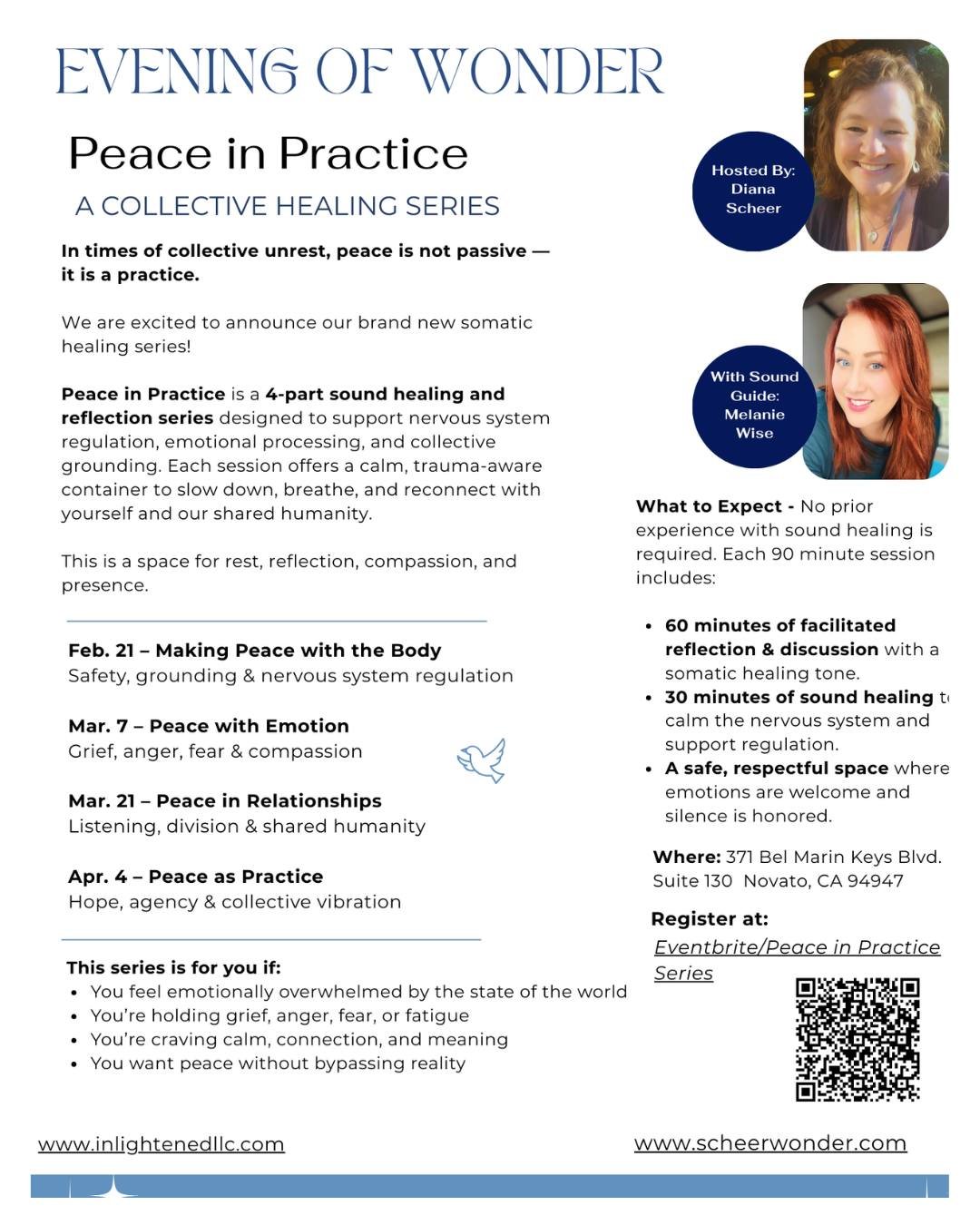 Relationships can be one of the greatest sources of joy, but also stress.
Our next Evening of Wonder on March 21 will explore ways to bring more peace, listening, and understanding into the way we relate to each other, ending the evening with a calmi