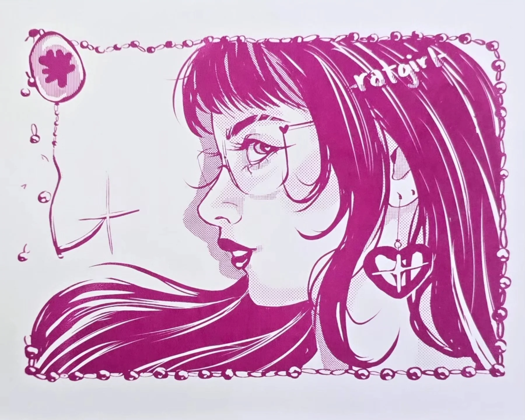 "✰modern religion✰" 2025, 10"x8", screenprint