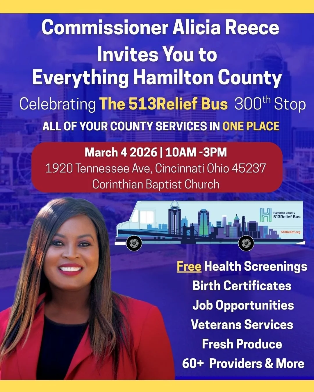 Everything Hamilton County:Celebrating the 513Relief Bus 300th Stop