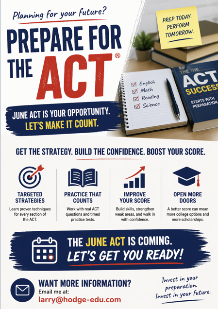 ACT Prep Opportunity
