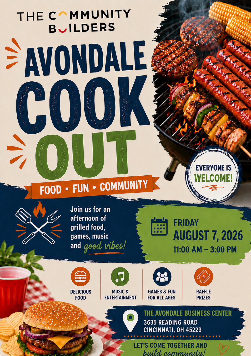 Avondale Cookout – August 7